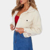 Cropped Teddy Bear Jacket