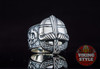 Viking Helmet Ring III - 925 Silver