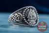 Valknut Ring II - Endless Knot, 925 Silver