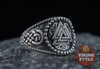 Valknut Ring II - Endless Knot, 925 Silver