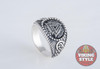 Valknut Ring II - Endless Knot, 925 Silver