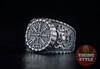 Vegvísir Ring - Dragon, 925 Silver