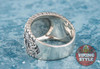 Vegvísir Ring - Dragon, 925 Silver