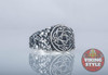 Jörmungandr Ring - Oak Leaves, 925 Silver