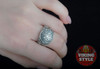 Vegvísir Ring - Oak Leaves, 925 Silver