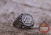 Valknut Ring - Oak Leaves, 925 Silver