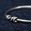 Silver Viking Bangle
