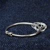 Silver Viking Bangle