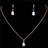Crystal Necklace & Earrings Fashion Jewelry Set