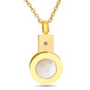 Shell Gold-Plated 316L Stainless Steel Necklace & Stud Earrings Jewelry Set Shell Gold-Plated 316L Stainless Steel Necklace & Stud Earrings Jewelry Set