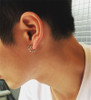 Skull 925 Sterling Silver Vintage Biker Punk Stud Earrings Skull 925 Sterling Silver Vintage Biker Punk Stud Earrings