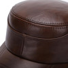 Genuine Cowhide Leather Military Cap