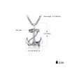 Stainless Steel Anchor and Rope Pendant Necklace Stainless Steel Anchor and Rope Pendant Necklace