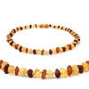 Natural Baltic Amber Stone Beaded Necklace Accessory