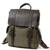 Vintage Canvas Leather School 20 Litre Backpack