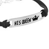 His Always Hers Forever His and Hers Couples Bracelet Set