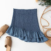 Ruffle Hem Mini Skirt