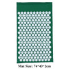74X43cm Acupressure Yoga Mat and Pillow Set for Body/Neck/Back/Foot Stress Pain Relief