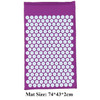 74X43cm Acupressure Yoga Mat and Pillow Set for Body/Neck/Back/Foot Stress Pain Relief
