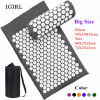 74X43cm Acupressure Yoga Mat and Pillow Set for Body/Neck/Back/Foot Stress Pain Relief