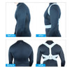 Adjustable Silver Back Posture Corrector Back Pain Relief Belt For Men & Women