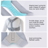 Adjustable Silver Back Posture Corrector Back Pain Relief Belt For Men & Women