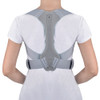 Adjustable Silver Back Posture Corrector Back Pain Relief Belt For Men & Women