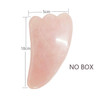 Natural Wrinkle Removal Rose Quartz Scraper Face Jade Massage Roller Tools for Slimming Face