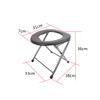 Folding Portable Toilet Seat Commode for Pregnant Women & Elderly