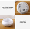 Ultrasonic Air Humidifier with White Grain 7 Color Changing LED Lights Cool Mist for Office Home