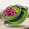 Collapsible Silicone Colander/Strainer 2pc set