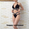 Hot Sexy Triangle Love Letter Print Swimsuit