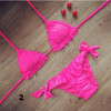 Sexy Embroidered Brazilian Bikini Set (Plus Size)
