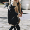 2020 Faux Shearling Sheepskin Coat Women Leather Thick Suede Jacket Women Autumn Winter Lambs Wool Short Motorcycle Coats