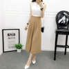Wide Leg Pants Women Summer Chiffon Pants Ankle Length High Waist Chiffon Female Loose Casual Pant Trouser Wide Leg Pants Women Summer Chiffon Pants Ankle Length High Waist Chiffon Female Loose Casual Pant Trouser