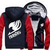 US size Hoodies Men Women Anime Fairy Tail Cosplay Jacket Sweatshirts Thicken Hoodie Coat