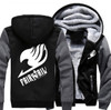 US size Hoodies Men Women Anime Fairy Tail Cosplay Jacket Sweatshirts Thicken Hoodie Coat