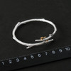 Handmade Bird on a Branch Bracelet