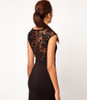 Slim Bodycon Party Floral Lace Cocktail Dress (Belt is NOT included)