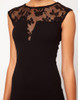 Slim Bodycon Party Floral Lace Cocktail Dress (Belt is NOT included)