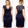 Sexy Her Fashion Midi Bodycon  Knee-Length Dress
