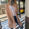 patchwork striped cardigan blouses female long sleeve batwing boho casual crochet oversized knit sweater coat female