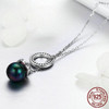 Silver Pearl Chain Necklace
