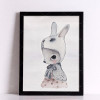 rabbit girl wall poster Posters decorative wall painting Canvas Art Print Wall Pictures Home Decoration poster Frame not include rabbit girl wall poster Posters decorative wall painting Canvas Art Print Wall Pictures Home Decoration poster Frame not include