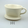 1PC Free Shipping Espresso V60 Coffee Dripper Ceramic V60 Dripper 101 102 103