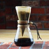 High Quality Double Glazing 350/600ML Coffee French Press Wood Cover Coffee Plunger