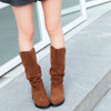 Suede Knee High Boots