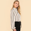 White Stripe Blouse