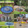 Solar Powered Floating Bird Bath Water Panel Fountain Pump Garden Pond Pool