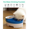 Pet Water Fountain For Cat Dog Automatic Food Bowl Dish Feeder Dispenser 3 in 1